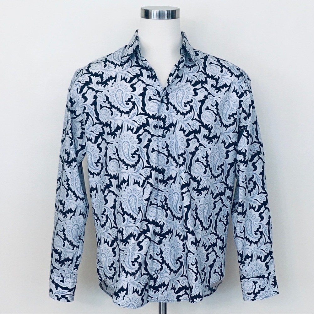 Bugatchi men’s long-sleeved dress shirt